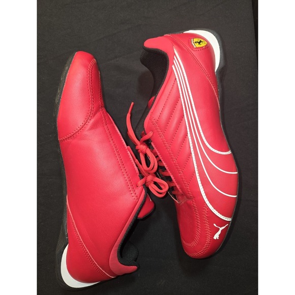 Puma Other - Puma Ferrari Future Cat Mens Size 10.5 Red White Black Athletic Motorsport Shoes